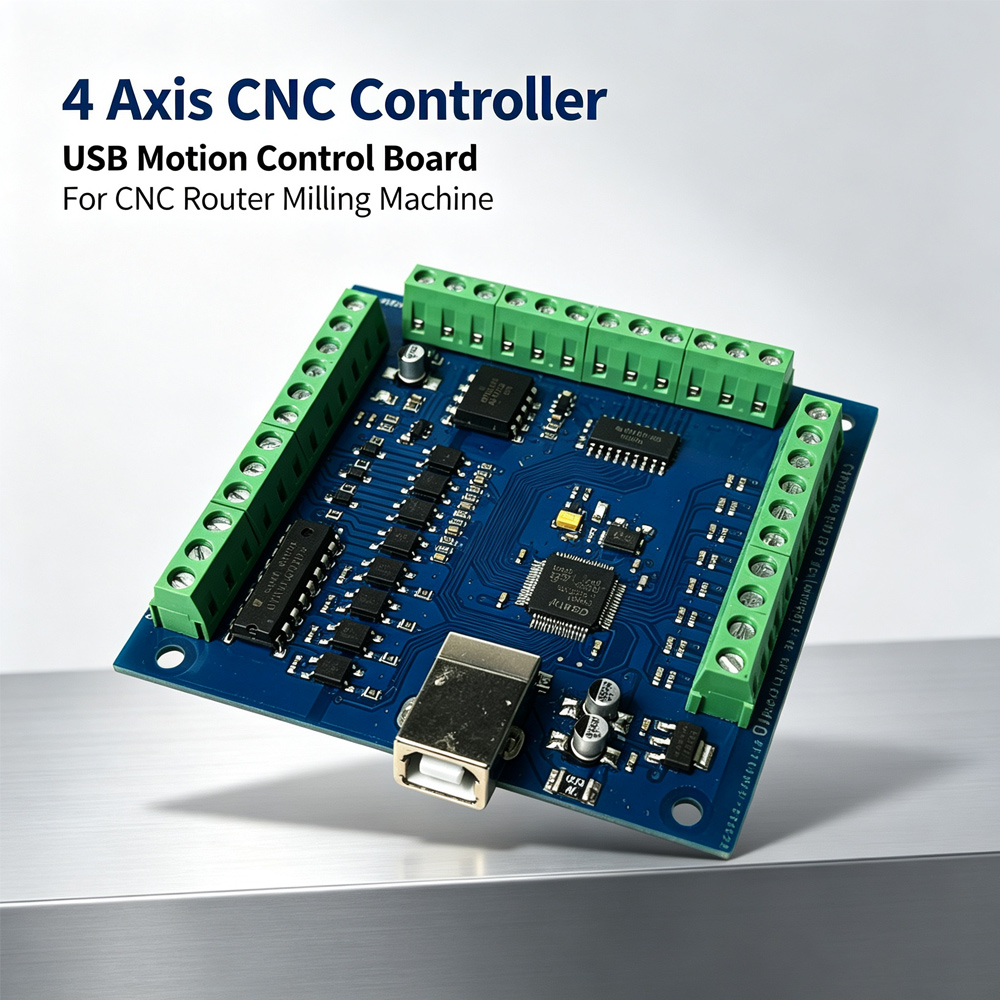 Mach3 Usb Cnc Controller 4 Axis 100Khz - CNC Motion Controller Card MACH3 4-Axis