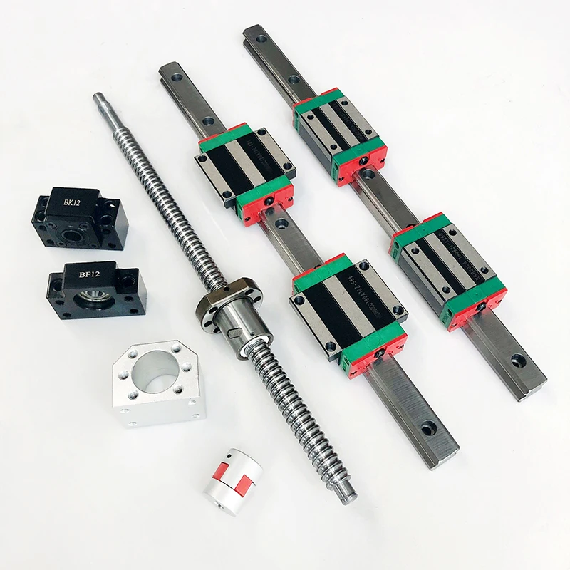 2 set HGR20 HGR15 Linear Guide - Hgr20 Linear Guide Rail Ballscrew Set 评论和价格