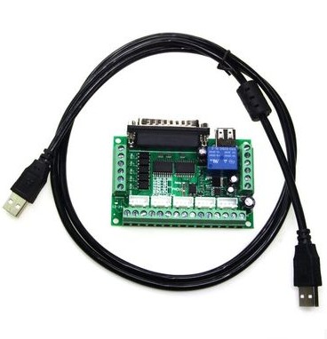 1pcs New Interface MACH3 5 Axi - 5 Axis Cnc Breakout Board Interface Mach3 评论和价格