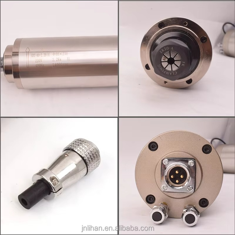 2.2KW 220V Water Cooled Machin - 2.2Kw Water Cooled Spindle Kit Vfd 评论和价格