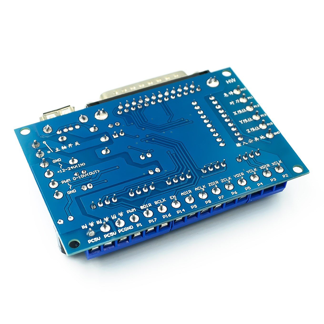 Upgraded 5 Axis CNC Interface  - 5 Axis Cnc Breakout Board Interface Mach3 评论和价格